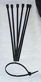 Replacement Black Baseball Fence Zip Ties
